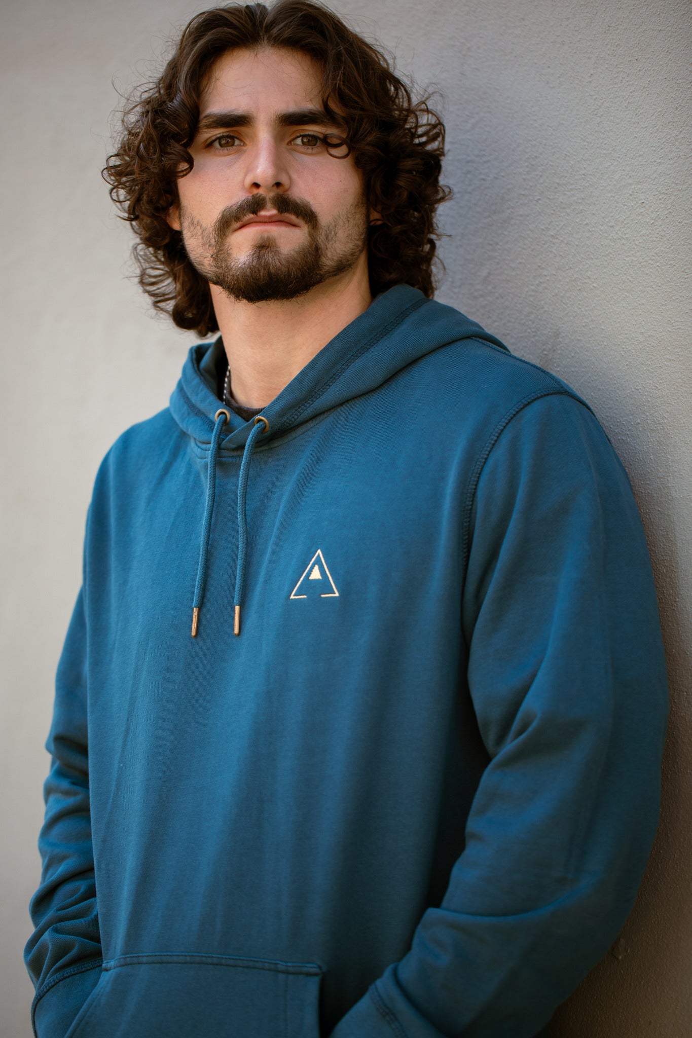 Deep Sea Blue Hoodie - Organic Comfort | Asti Clothing